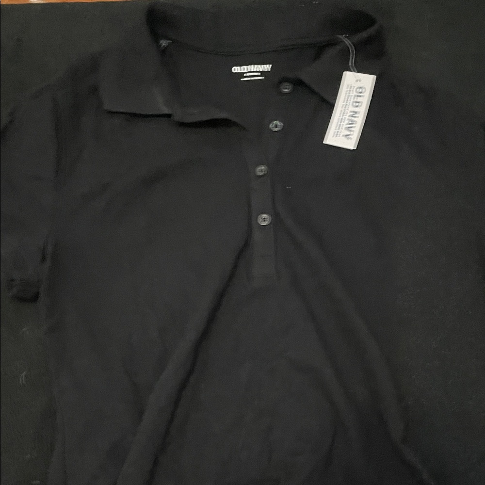 Old Navy Men's Polo Shirt in Black